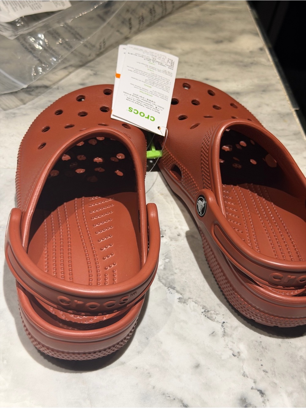 CROCS Classic Clog in Rust women 6 men’s 4 - Picture 3 of 8